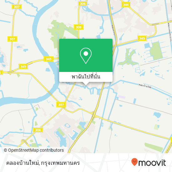 คลองบ้านใหม่ แผนที่