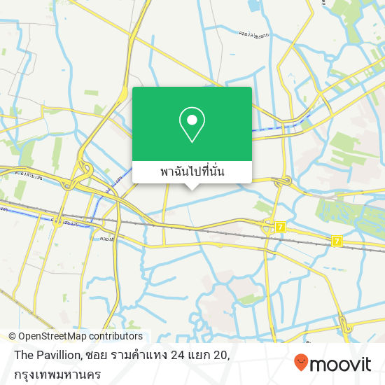 The Pavillion, ซอย รามคำแหง 24 แยก 20 แผนที่