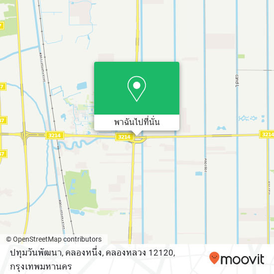 ปทุมวันพัฒนา, คลองหนึ่ง, คลองหลวง 12120 แผนที่