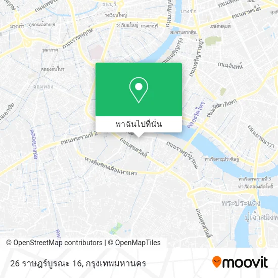 26 ราษฎร์บูรณะ 16 แผนที่