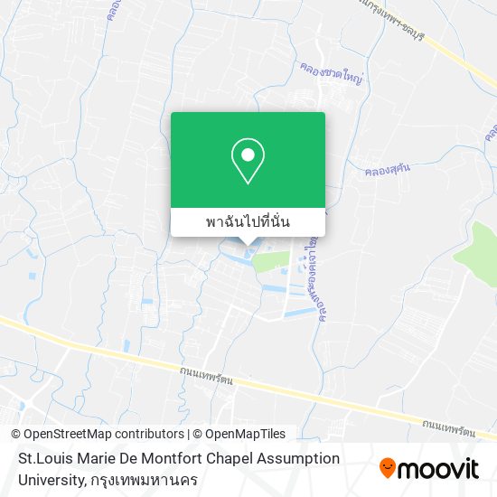 St.Louis Marie De Montfort Chapel Assumption University แผนที่