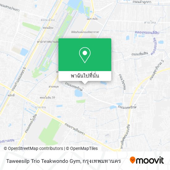 Taweesilp Trio Teakwondo Gym แผนที่