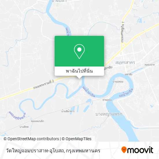 วัดใหญ่จอมปราสาท-อุโบสถ แผนที่