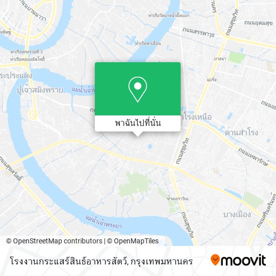 โรงงานกระแสร์สินธ์อาหารสัตว์ แผนที่