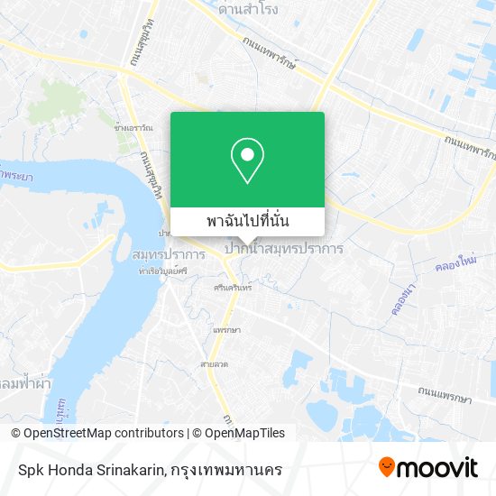Spk Honda Srinakarin แผนที่