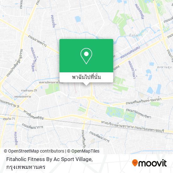 Fitaholic Fitness By Ac Sport Village แผนที่