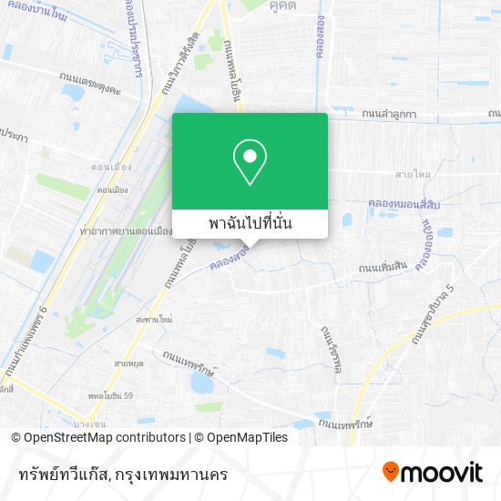 ทรัพย์ทวีแก๊ส แผนที่
