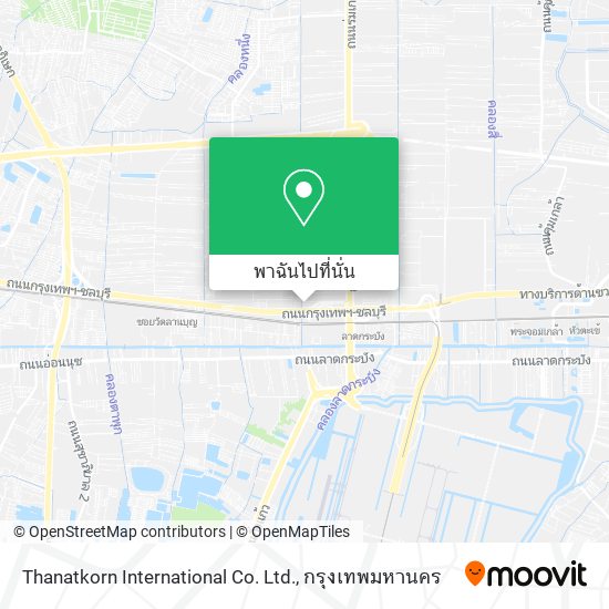 Thanatkorn International Co. Ltd. แผนที่