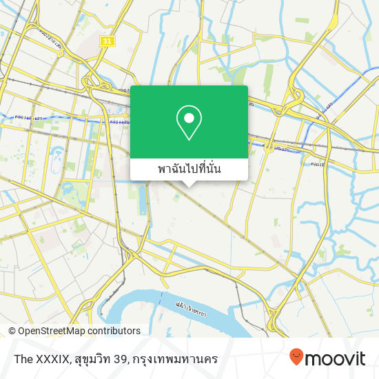 The XXXIX, สุขุมวิท 39 แผนที่