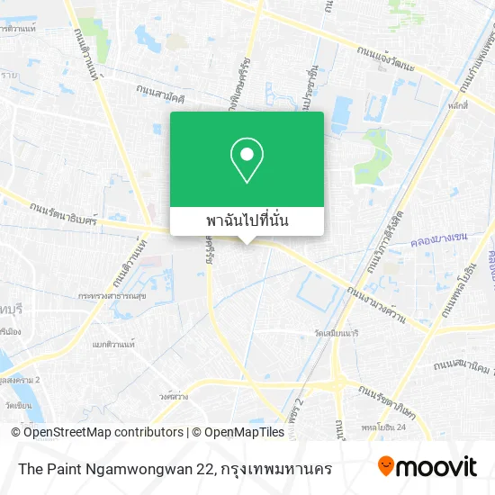 The Paint Ngamwongwan 22 แผนที่
