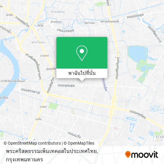 พระคริสตธรรมเพ็นเทคอสในประเทศไทย แผนที่
