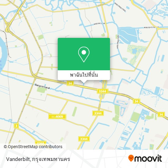 Vanderbilt แผนที่