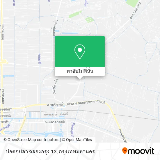 บ่อตกปลา ฉลองกรุง 13 แผนที่