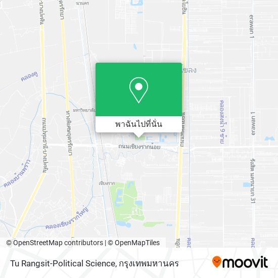 Tu Rangsit-Political Science แผนที่