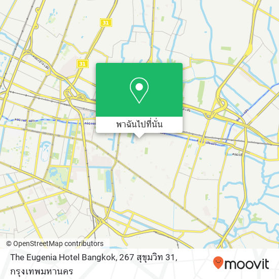 The Eugenia Hotel Bangkok, 267 สุขุมวิท 31 แผนที่