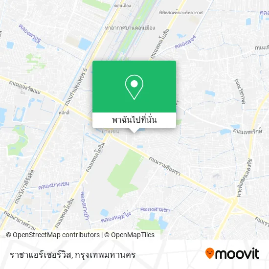 ราชาแอร์เซอร์วิส แผนที่
