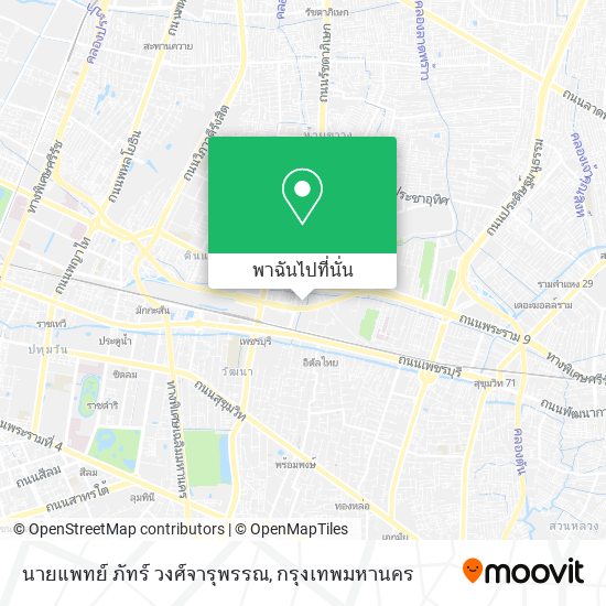 นายแพทย์ ภัทร์ วงศ์จารุพรรณ แผนที่