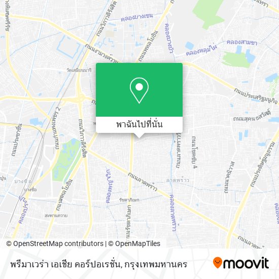 พรีมาเวร่า เอเชีย คอร์ปอเรชั่น แผนที่