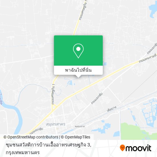 ชุมชนสวัสดิการบ้านเอื้ออาทรเศรษฐกิจ 3 แผนที่