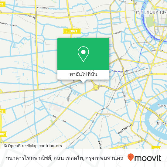 ธนาคารไทยพาณิชย์, ถนน เทอดไท แผนที่