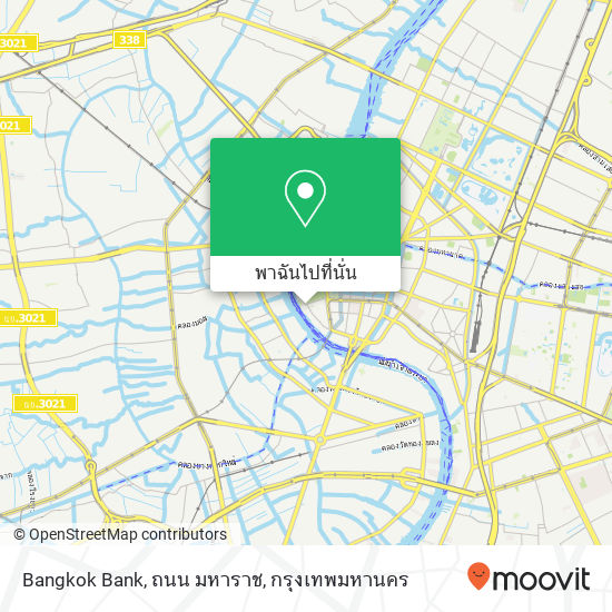 Bangkok Bank, ถนน มหาราช แผนที่