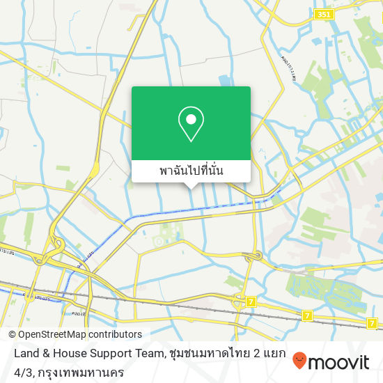 Land & House Support Team, ชุมชนมหาดไทย 2 แยก 4 / 3 แผนที่