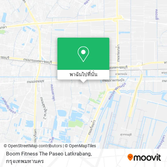 Boom Fitness The Paseo Latkrabang แผนที่