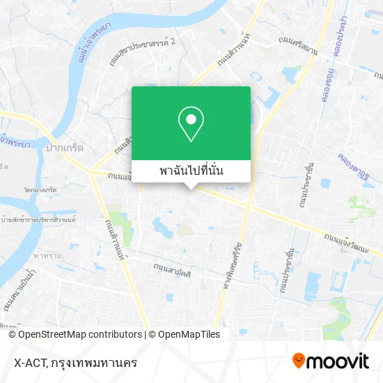X-ACT แผนที่
