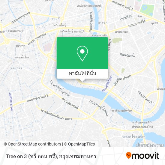 Tree on 3 (ทรี ออน ทรี) แผนที่