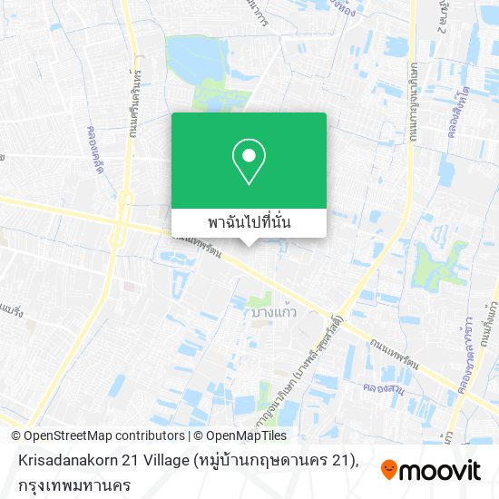 Krisadanakorn 21 Village (หมู่บ้านกฤษดานคร 21) แผนที่