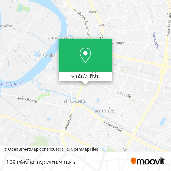 109 เซอร์วิส แผนที่
