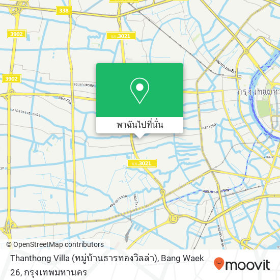 Thanthong Villa (หมู่บ้านธารทองวิลล่า), Bang Waek 26 แผนที่