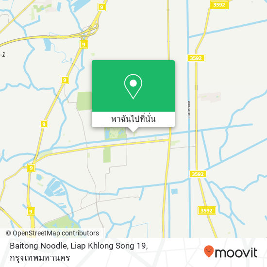 Baitong Noodle, Liap Khlong Song 19 แผนที่