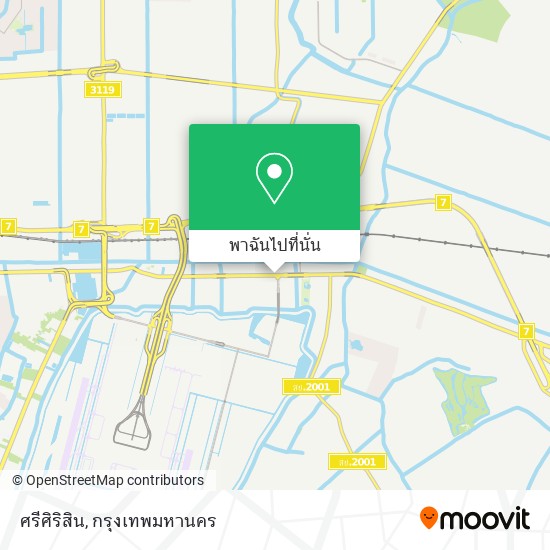 ศรีศิริสิน แผนที่