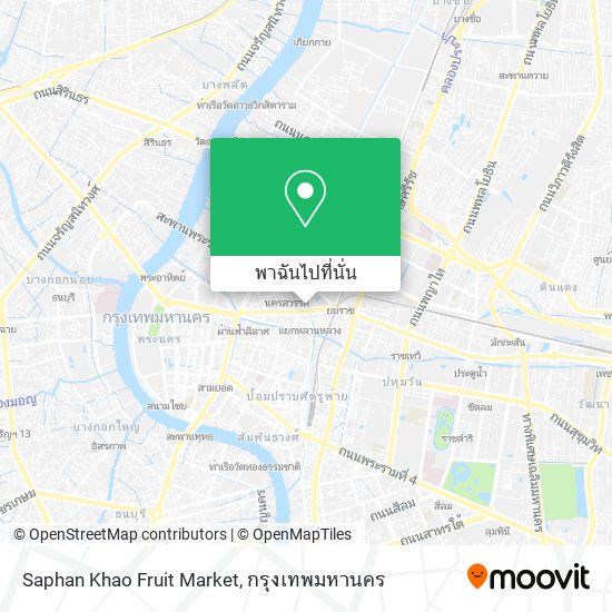 Saphan Khao Fruit Market แผนที่