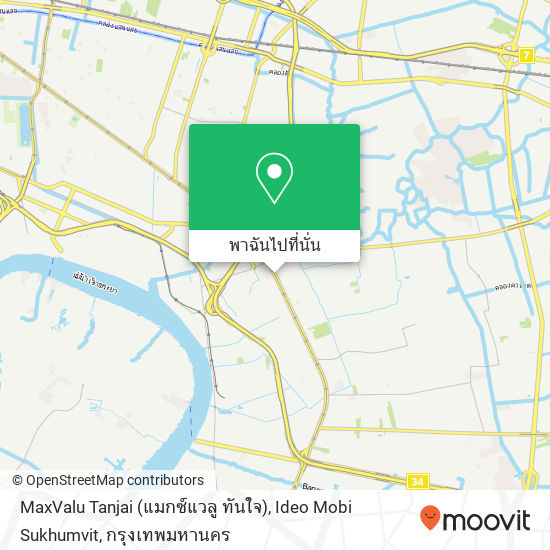 MaxValu Tanjai (แมกซ์แวลู ทันใจ), Ideo Mobi Sukhumvit แผนที่