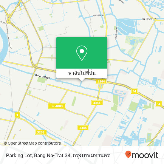 Parking Lot, Bang Na-Trat 34 แผนที่