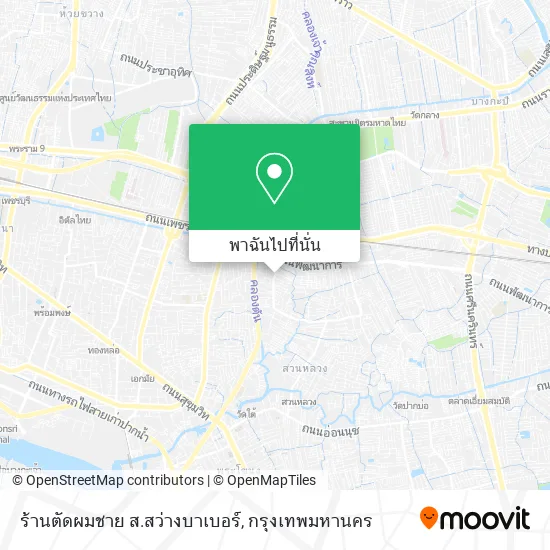 ร้านตัดผมชาย ส.สว่างบาเบอร์ แผนที่