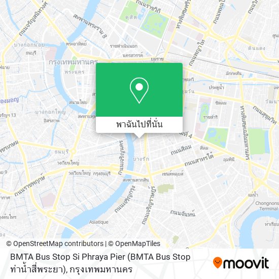 BMTA Bus Stop Si Phraya Pier (BMTA Bus Stop ท่าน้ำสี่พระยา) แผนที่