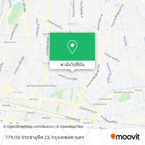 779/26 ประชาอุทิศ 23 แผนที่
