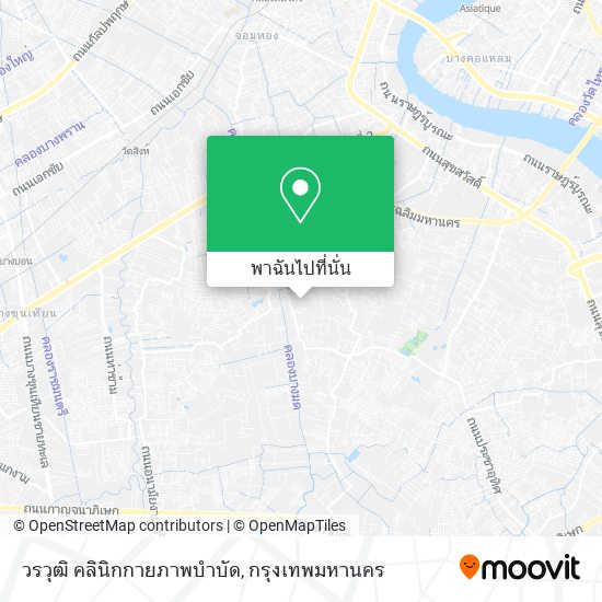 วรวุฒิ คลินิกกายภาพบำบัด แผนที่