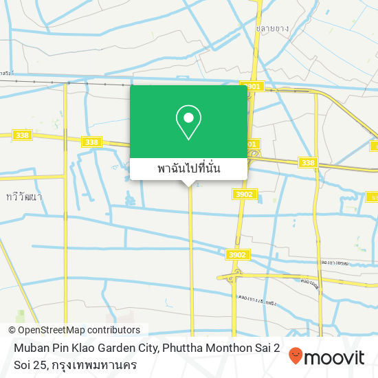 Muban Pin Klao Garden City, Phuttha Monthon Sai 2 Soi 25 แผนที่