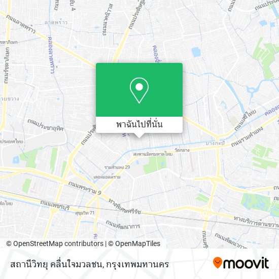 สถานีวิทยุ คลื่นใจมวลชน แผนที่