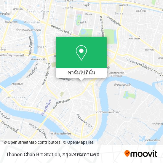 Thanon Chan Brt Station แผนที่