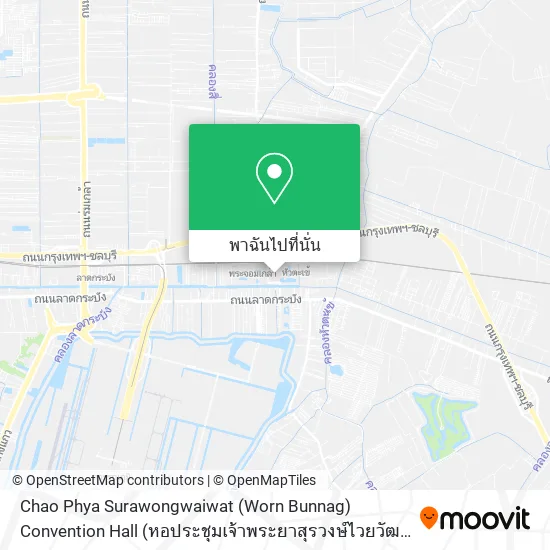 Chao Phya Surawongwaiwat (Worn Bunnag) Convention Hall (หอประชุมเจ้าพระยาสุรวงษ์ไวยวัฒน์ (วร บุนนาค แผนที่