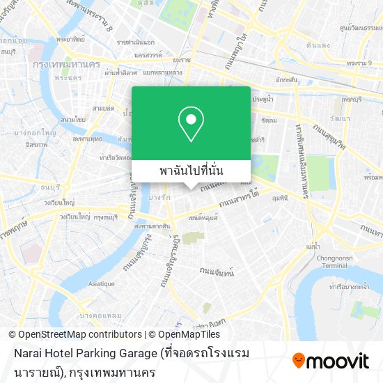 Narai Hotel Parking Garage (ที่จอดรถโรงแรมนารายณ์) แผนที่