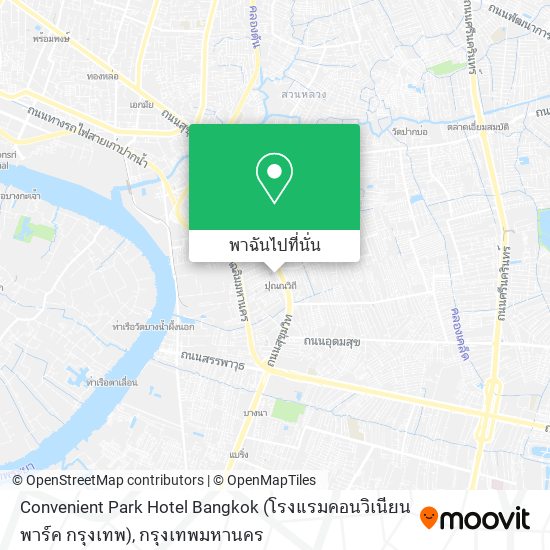 Convenient Park Hotel Bangkok (โรงแรมคอนวิเนียน พาร์ค กรุงเทพ) แผนที่