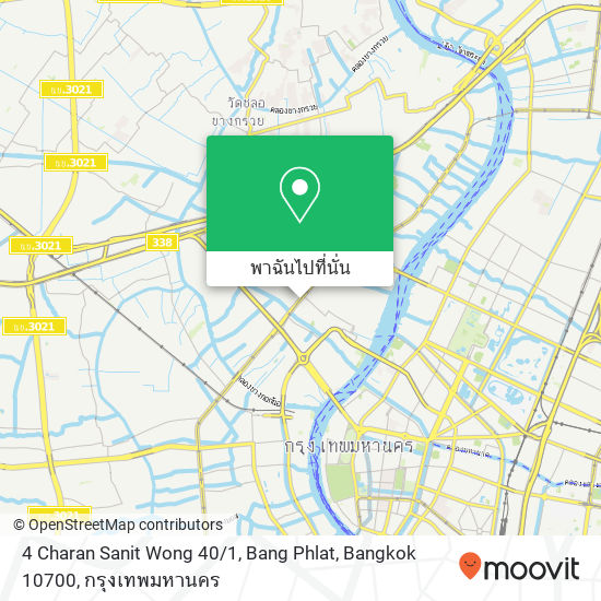 4 Charan Sanit Wong 40 / 1, Bang Phlat, Bangkok 10700 แผนที่