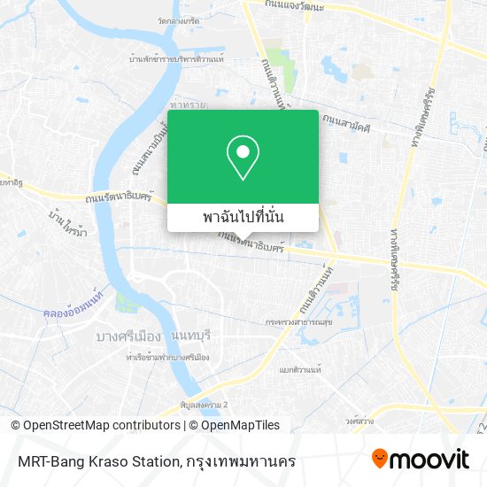 MRT-Bang Kraso Station แผนที่