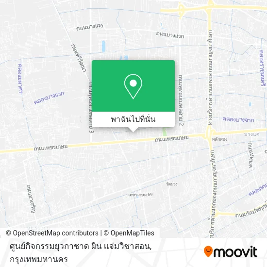 ศูนย์กิจกรรมยุวกาชาด ผิน แจ่มวิชาสอน แผนที่